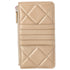 CHANEL 19 Matelasse Long Card Wallet Gold Lambskin